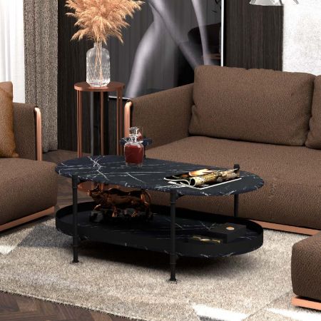 There are 15mm rounded corners on the plywood table top. Make the desktop more rounded. A paper laminate made by hot pressing. The bottom surface below also adopts the same size and design as the desktop board.